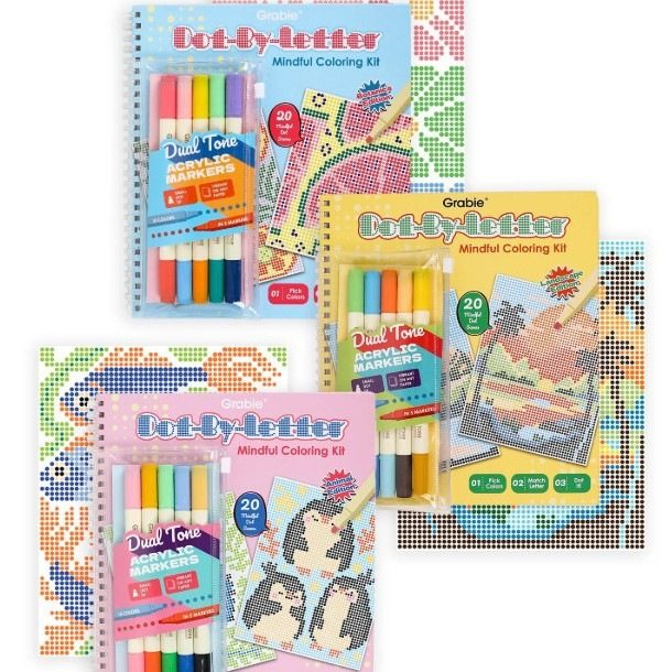 Tactile Braille Coloring Set