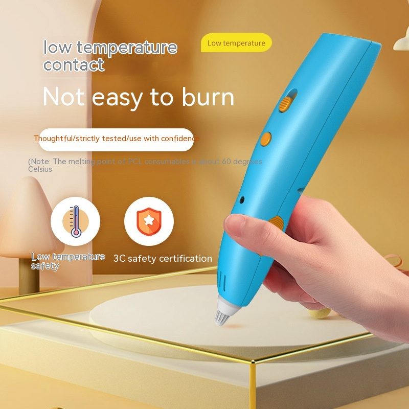 Kids' Wireless Low-Heat 3D Drawing Pen