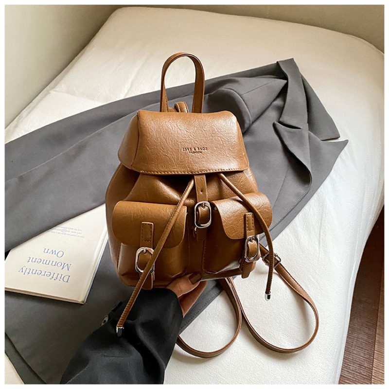 Streetwear-Style Student Backpack