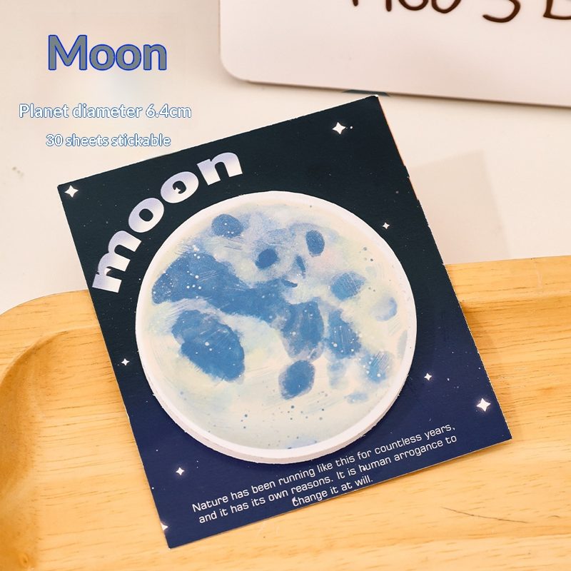 Planet Sticky Notes (Earth & Moon)