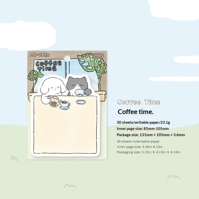 Cat Comic Mini Sticky Notes