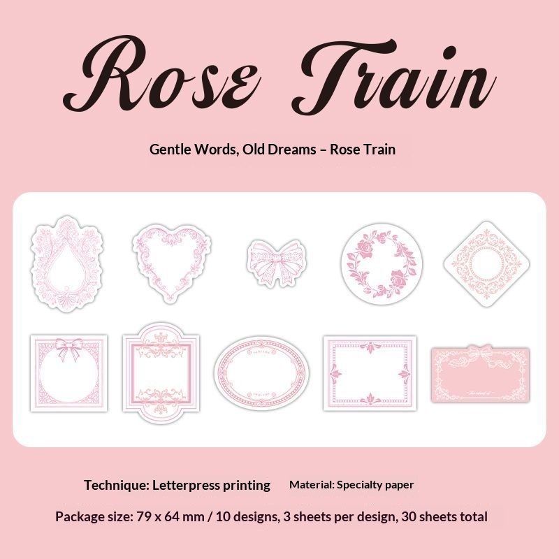 Lace Border Planner Sticky Notes